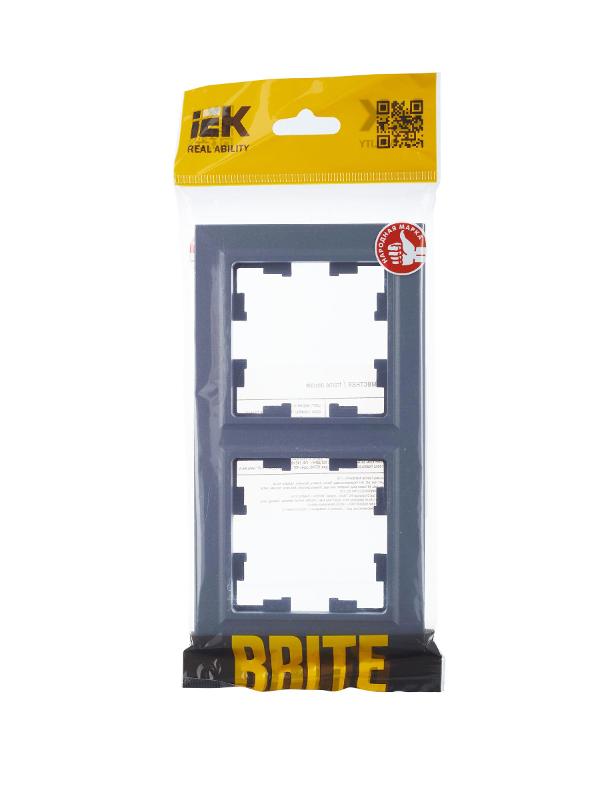 BRITE Рамка 2-ая РУ-2-БрМ маренго | BR-M22-K35 | IEK — миниатюра 9