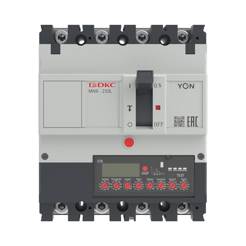 Авт. выкл. YON pro MNX250L 4P 250A 70kA при AC415V расц. ETE | MNX250L4PETE0250 | DKC — миниатюра 3