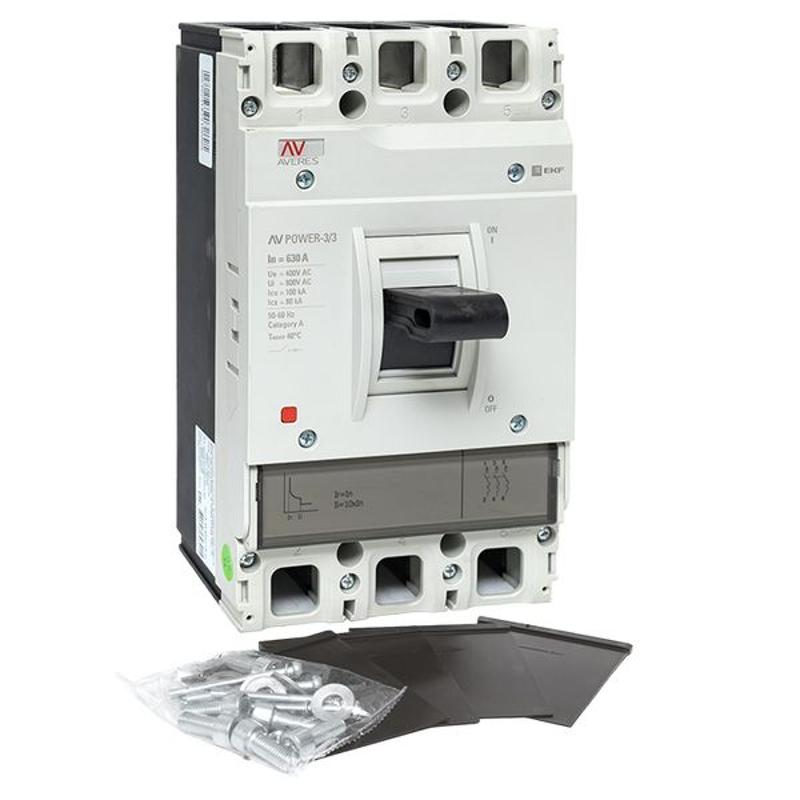 Выключатель автоматический AV POWER-3/3 630А 100kA TR AVERES | mccb-33-630H-TR-av | EKF — миниатюра 11