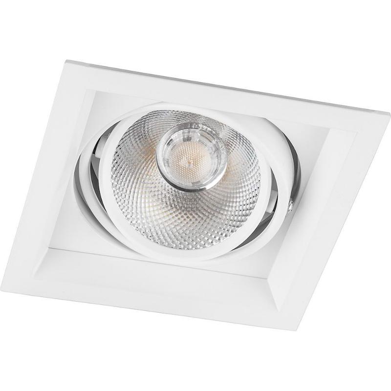 Светильник светодиодный встраиваемый карданный AL201, 1x20W, 1800 Lm, 4000К, 35 градусов, белый | 29776 | FERON — миниатюра 1