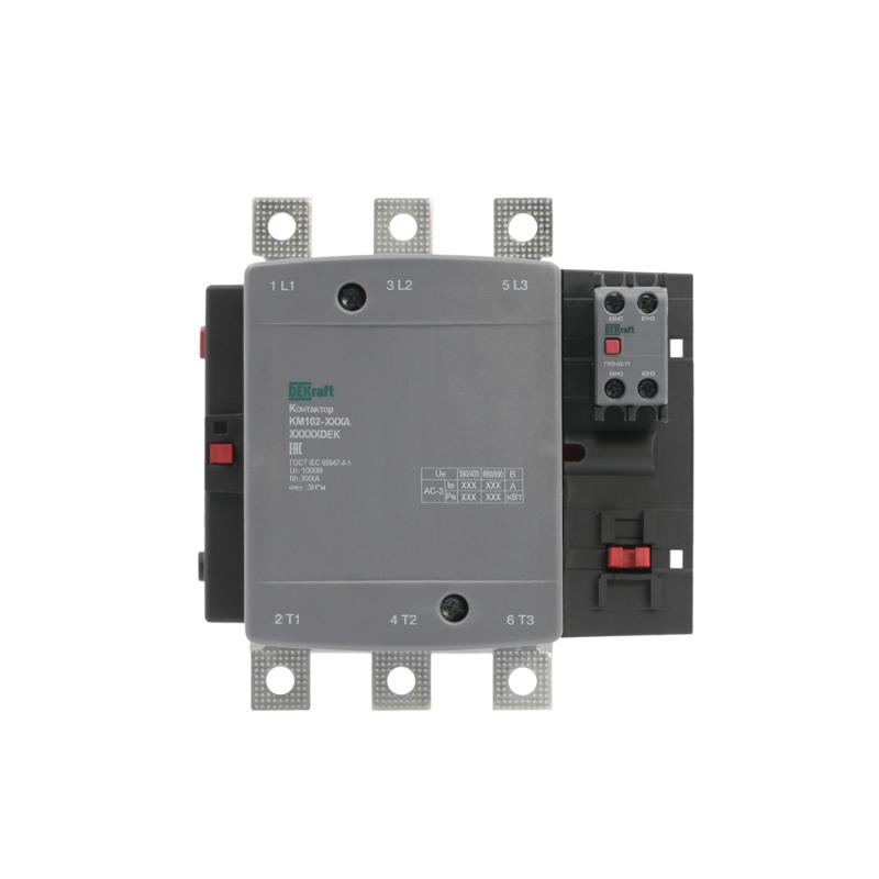 Контактор 150А 380В_АС АС3_ АС4 1НО+1НЗ КМ-102 | 21944DEK | DEKraft — миниатюра 1