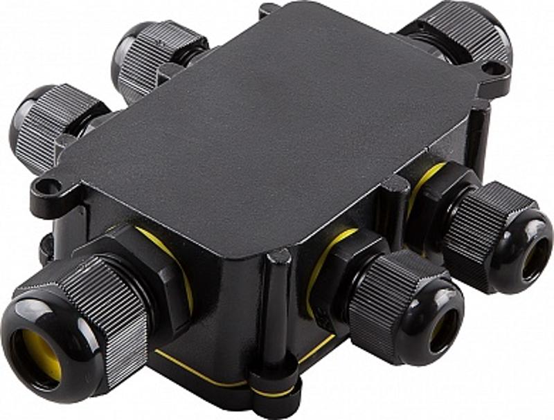 Водонепроницаемая cоединительная коробка, LD526, 450V, 140х100х36, черный | 32249 | Feron — Feron