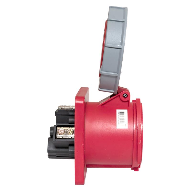 Розетка стационарная внутренняя 3442 3Р+РЕ 125А 380В IP67 EKF PROxima | ps-3442-125-380 | EKF — миниатюра 10