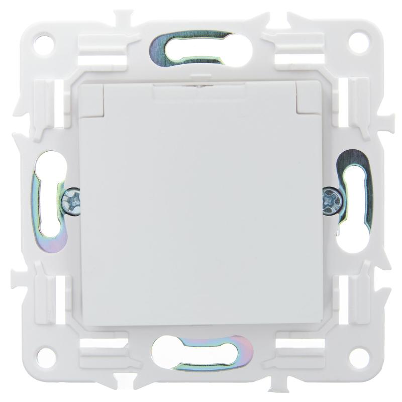 SKANDY Розетка з/к/ш кр. 16А IP44 SK-R11W арктический белый | SK-R16-16-44-K01 | IEK — миниатюра 2