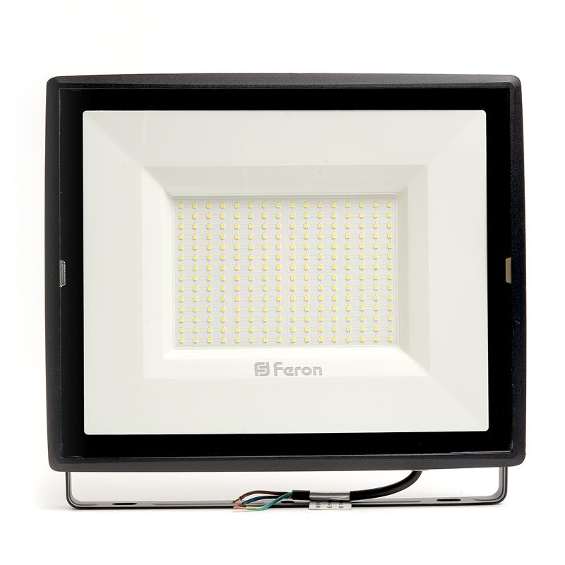 Прожектор светодиодный LL-924 200W 6400K IP65 AC220V/50Hz, черный 346*439*56 мм | 29499 | Feron — миниатюра 2