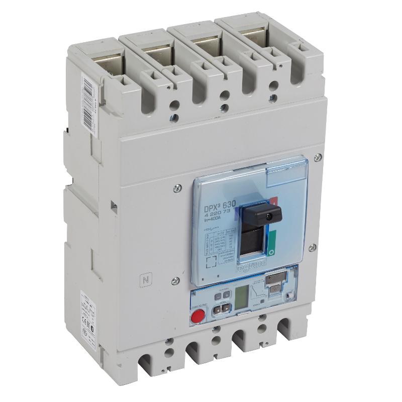 Выключатель автоматический DPX3 630 - эл. расцепитель S2 - 50 кА - 400 В~ - 4П - 400 А | 422073 | Legrand — Legrand