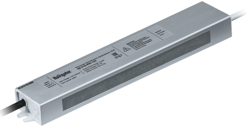 Драйвер для светодиодной ленты LED ND-P45-IP67-12V 45Вт 12В IP67 | 71471 | Navigator — фото 1 | Sento