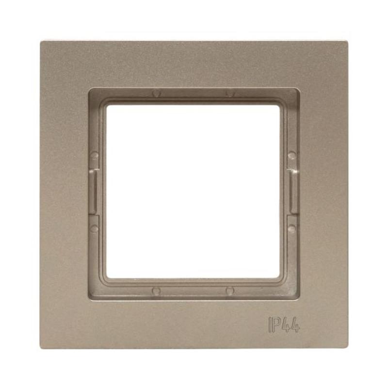1 - местная рамка, IP44, шампань, пластик Эпика  |UP1-FPC-01-44| EKF — миниатюра 4