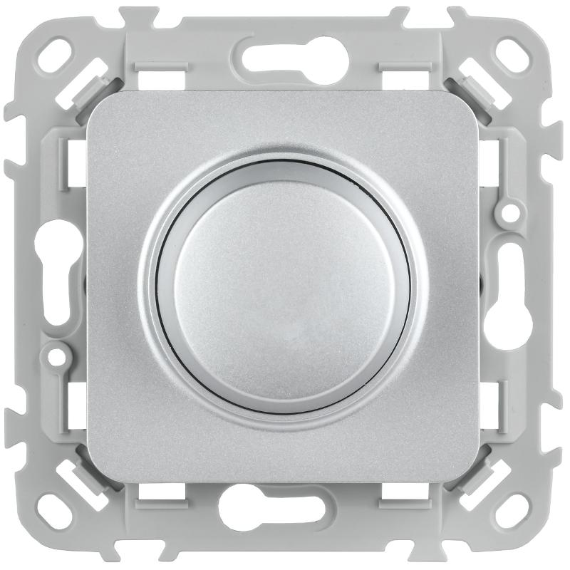 FLITE Светорегулятор проходной TRIAC (для ламп накаливания и галогеновых ламп) 550Вт СС26-5-12-ФлА алюминий | FI-D23-0550-P-K47 | IEK — миниатюра 2