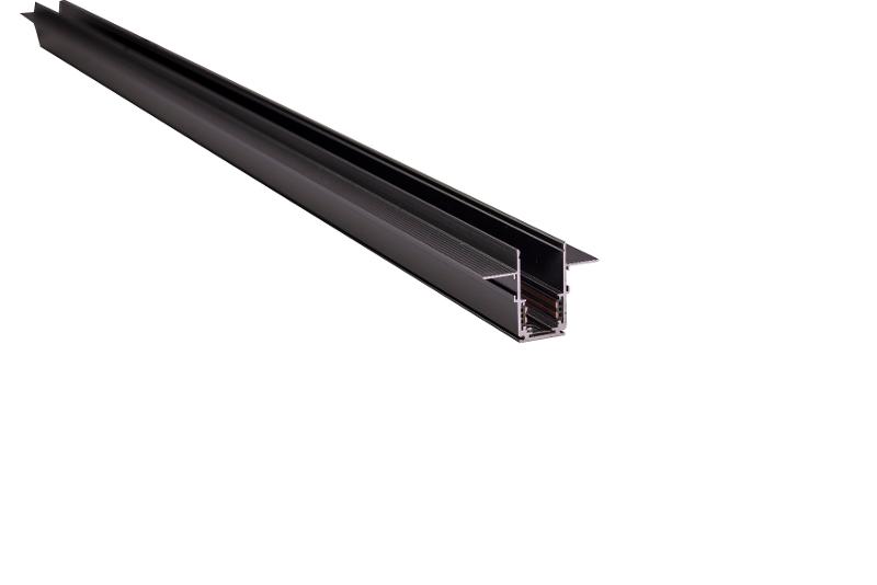Магнитный трековый шинопровод TRM-R20-300B встраиваемый NOVA 3м 48V черный | Б0054768 | ЭРА — миниатюра 1