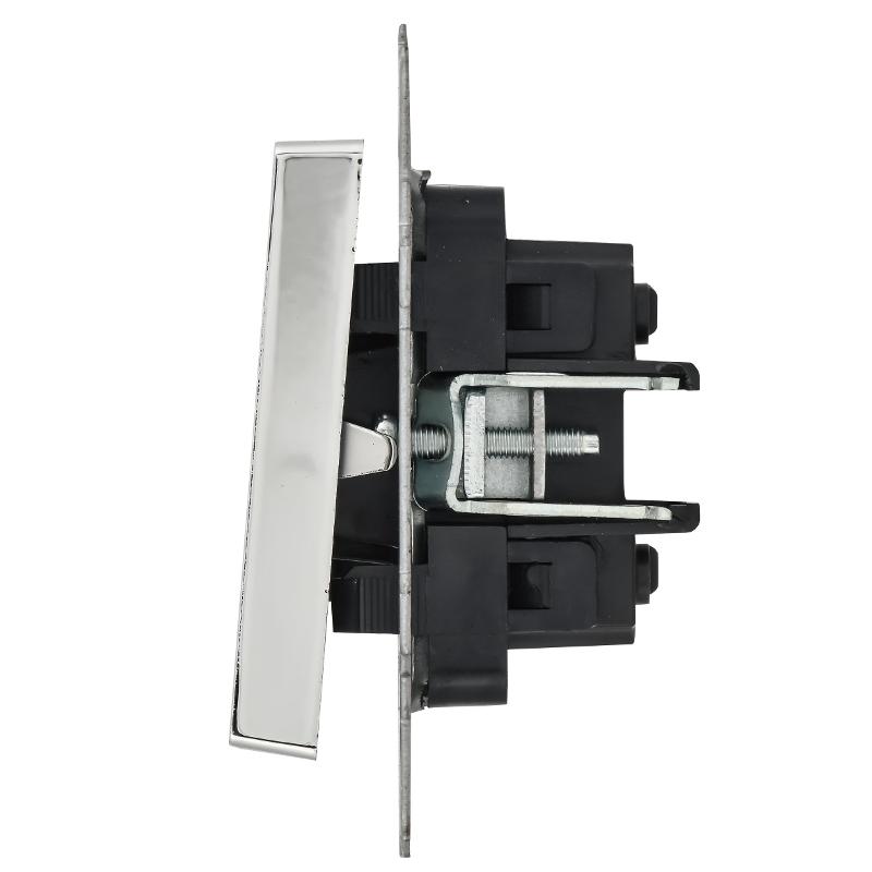 BRITE Выключ. 2-кл. прох. 10А ВС10-2-6-БрГН мет х/н  | BR-V22-0-10-M-K23 | ИЭК — миниатюра 5