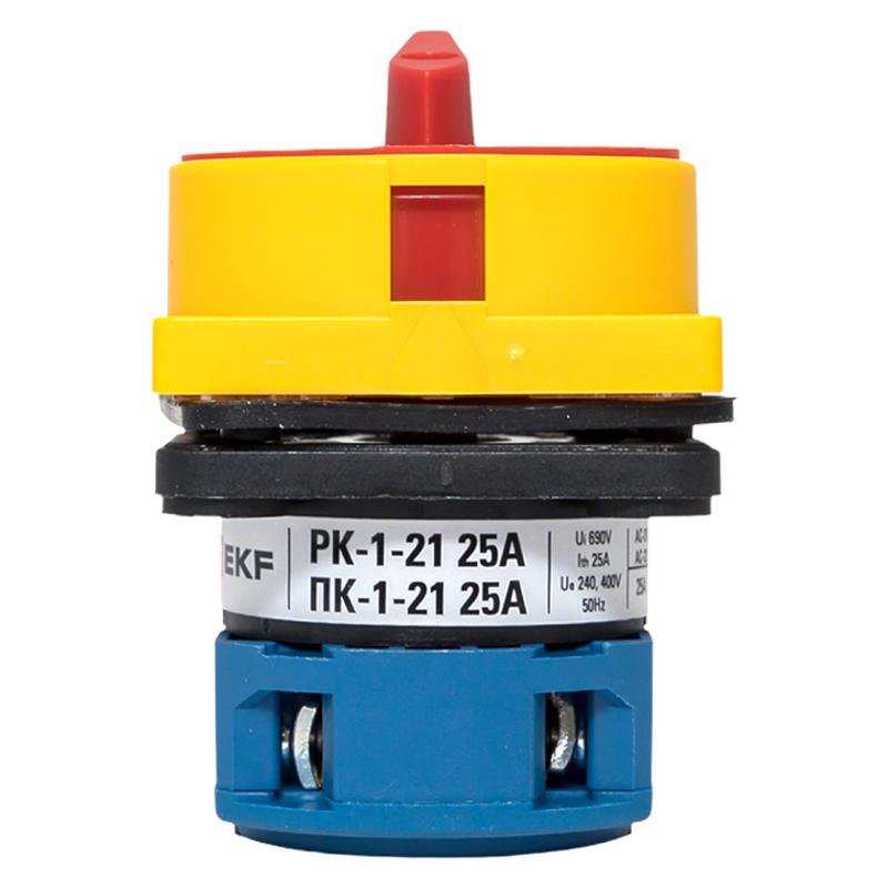 Переключатель кулачковый ПК-1-21 25А 1P "1-0-2" с блокировкой IP65  PROxima |pk-1-21-25-a65| EKF — миниатюра 7