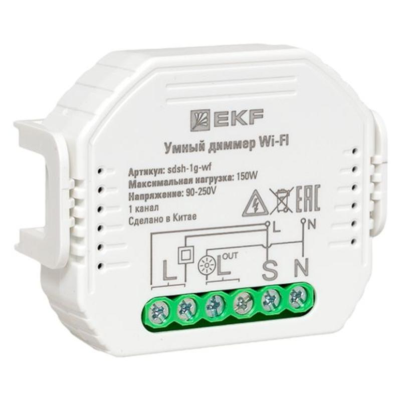 Умный диммер в подрозетник 1-канальный Wi-Fi  Connect |sdsh-1g-wf| EKF — EKF