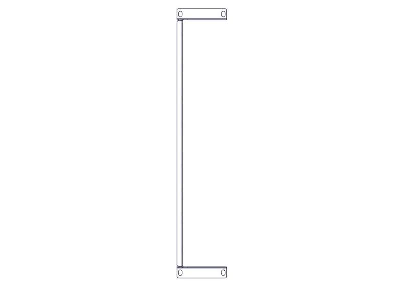 Фиксированная полка Systeme Electric, серия Uniprom, 2U, 450мм, до 15кг | UT8105 | SE — миниатюра 3