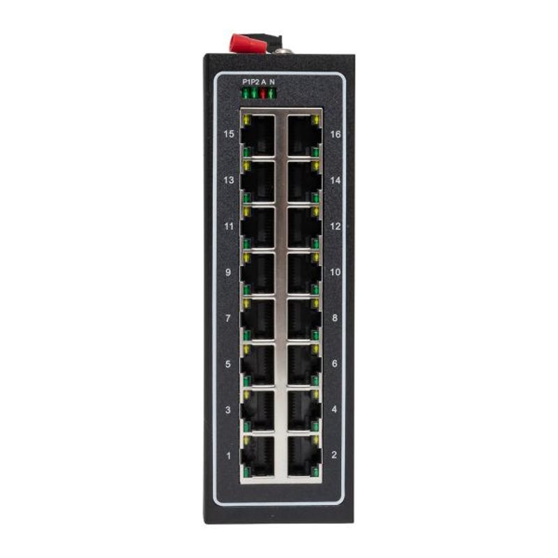 Промышленный неуправляемый коммутатор U-16T, 16 портов 10/100Base-T(X) RJ45, монтаж на динрейку TSX |TSX-U-16T|EKF — миниатюра 17
