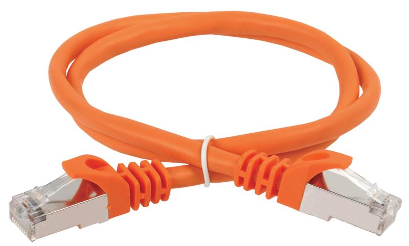 Коммутационный шнур (патч-корд), кат.5Е FTP, 1м, оранжевый | PC07-C5EF-1M | ITK — ITK