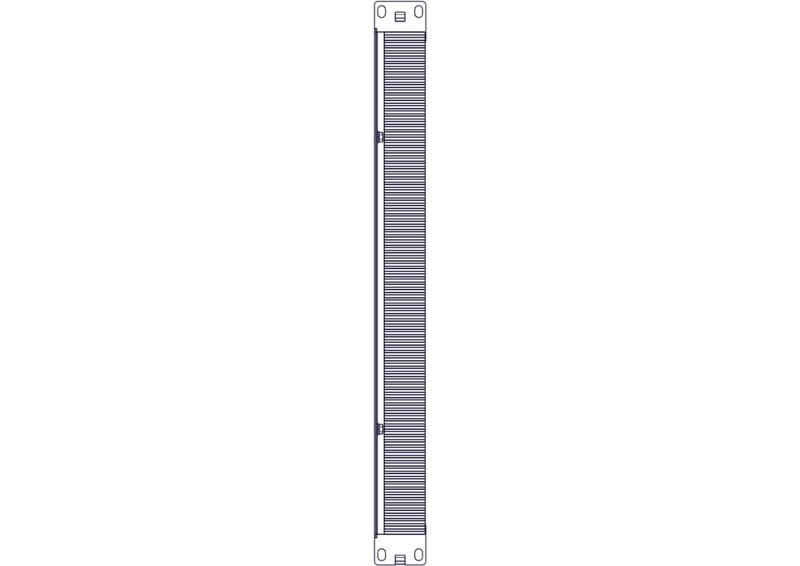 Щеточный уплотнитель Systeme Electric, серия Uniprom, 1U, 2шт, черный | UT8429 | SE — миниатюра 9