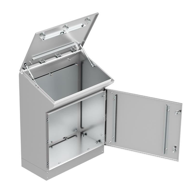 Пульт управления напольный "Inox" AISI304 TP8 IP55 (960х800х400)|mb-inox-96-80-40|EKF — миниатюра 4