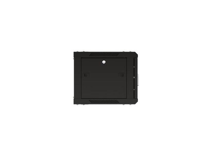 Шкаф настенный 19" TERACOM PRO 9U 600х450 мм дверь стеклянная с замком-ручкой чёрный | TRP-WLL-0964-40B | EKF — миниатюра 10