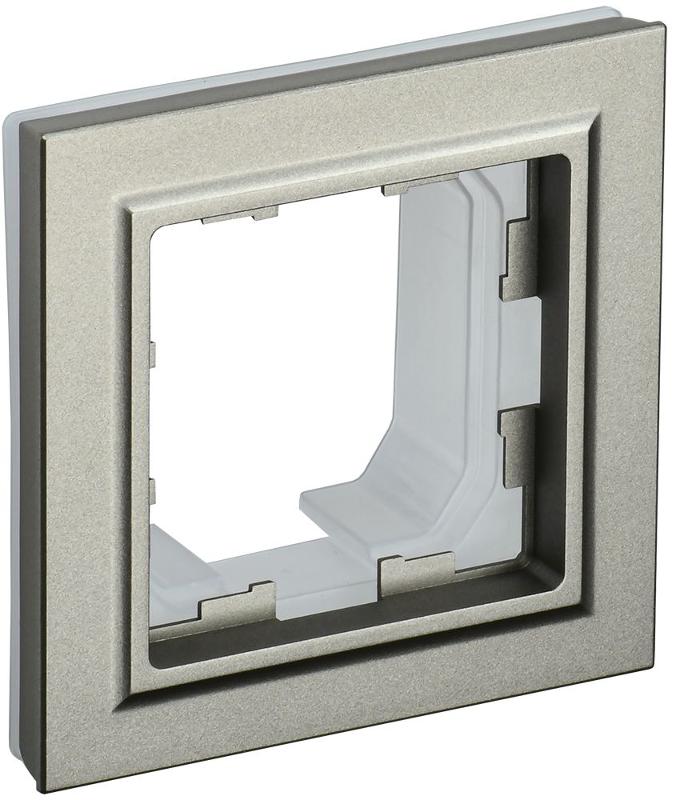 BRITE Рамка 1-ая IP44 РУ-1-БрШ-44 шампань | BR-M12-44-K37 | IEK — миниатюра 1