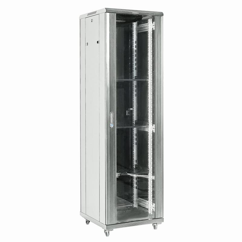 Напольный шкаф 19" 18U 600×600×987 (ШxГxВ), RAL 7035 | 04-1866-211 | REXANT — REXANT