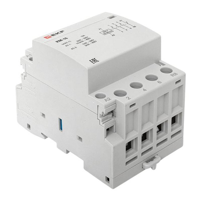 Контактор модульный КМ 16А 3NО+NC (3 мод.) EKF PROxima | km-3-16-31 | EKF — миниатюра 13