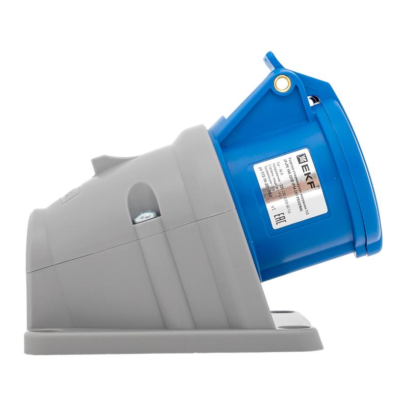 Розетка стационарная наружная 113 2Р+РЕ 16А 220В IP44 EKF PROXIMA | ps-113-16-220-PRO | EKF — миниатюра 15