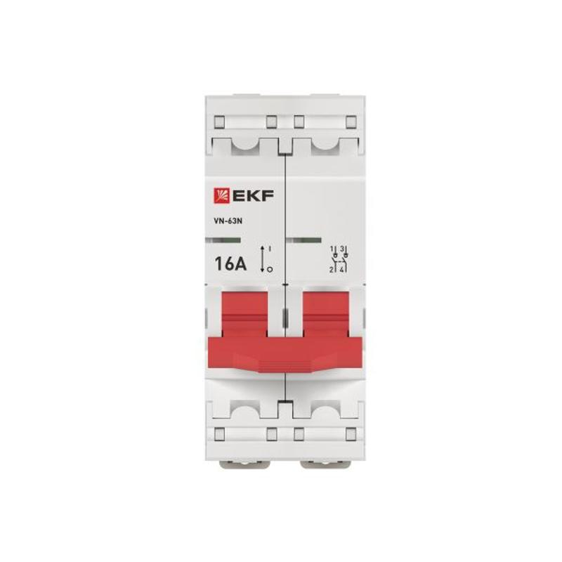 Выключатель нагрузки 2P 16А ВН-63N PROxima| S63216 | EKF — миниатюра 6