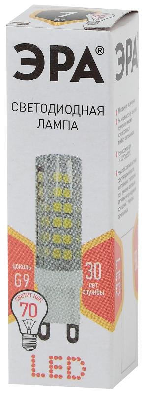 Лампа светодиодная LED 7Вт G9 220В 2700К smd JCD капсульная | Б0027865 | ЭРА — миниатюра 4