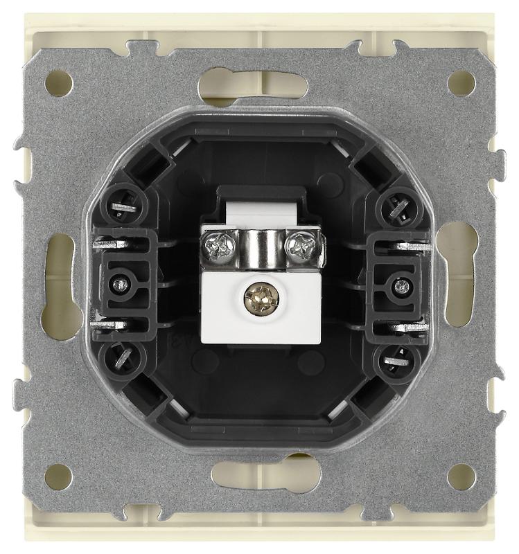 Розетка Arktik 16-3101-02 TV одиночная слоновая кость | Б0070465 | ЭРА — миниатюра 4