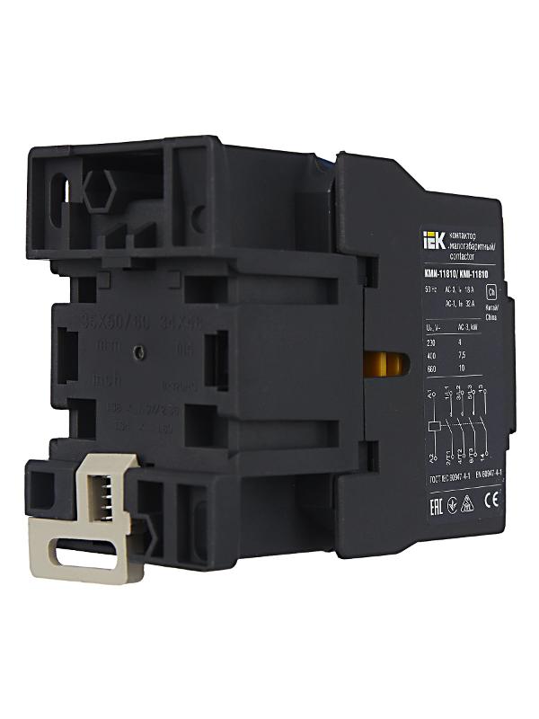 Контактор КМИ-11810 18А 230В/АС3 1НО  | KKM11-018-230-10 | IEK — миниатюра 6
