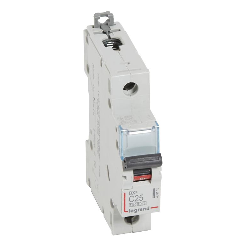 Выключатель автоматический  однополюсный DX3 10000 25А C 16кА | 409116 | Legrand — Legrand