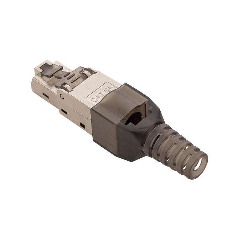 Коннектор TERACOM PRO полевой заделки RJ-45 (8P8C) экранированный STP для кабеля Cat.6A | TRP-PLUG-6ASTP-FST | EKF — миниатюра 5