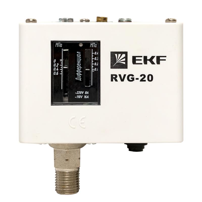 Реле избыточного давления EKF RVG-20-0,6 (0,6 МПа) | RVG-20-0,6 | EKF — миниатюра 3