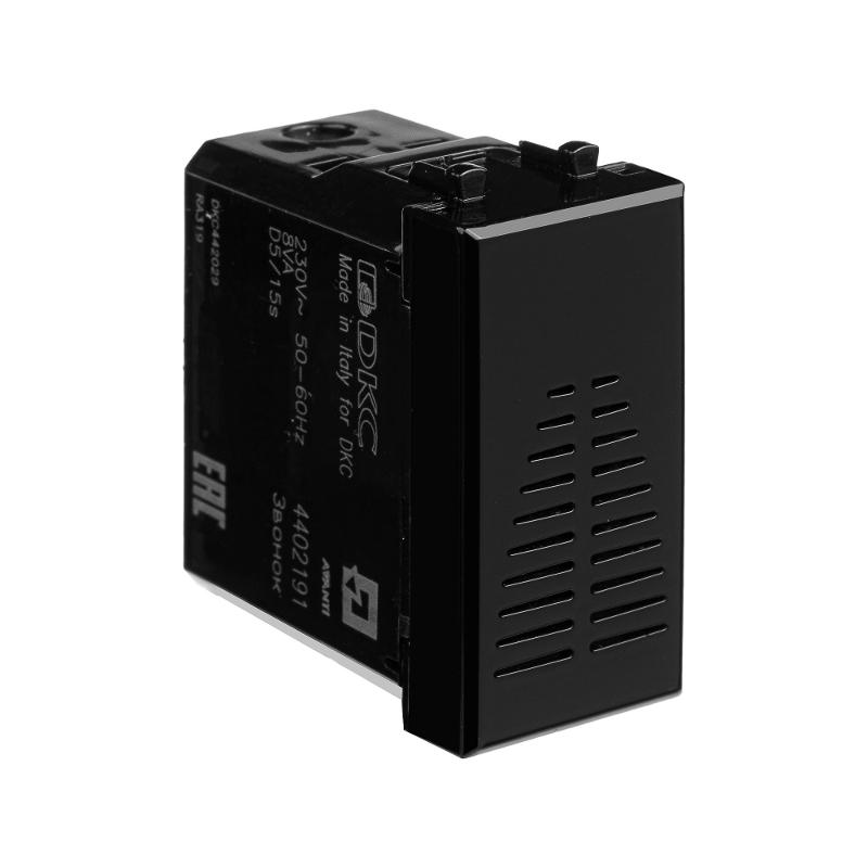 Звонок "Черный квадрат" Avanti, 220V, 1 мод | 4402191 | DKC — миниатюра 2