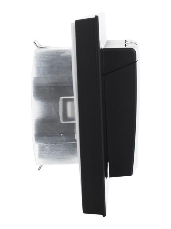 BRITE Розетка 2-ая с крышкой 16А в сб IP44 РСбш12-3-44-БрЧ черный | BR-R26-16-44-K02-F | IEK — миниатюра 11