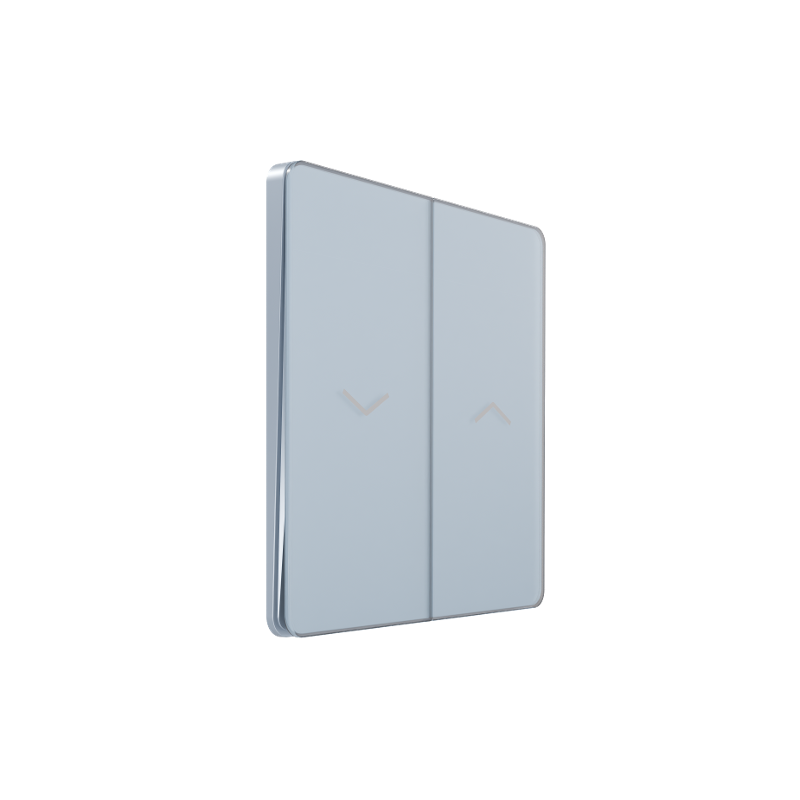 Systeme Infinity, Выключатель д/ЖАЛЮЗИ С/У (250В, 10А), Стальное небо — Systeme Electric