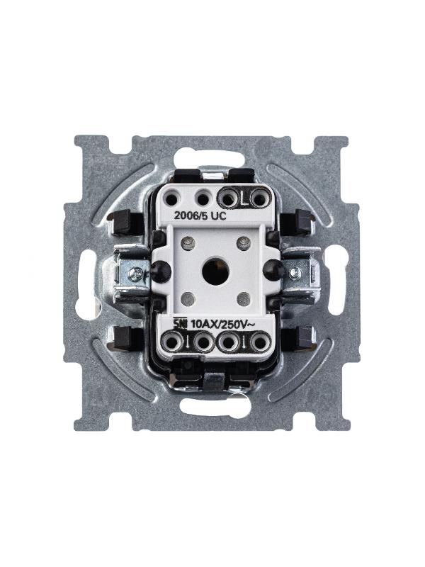 ABB Basic 55 Альп. белый Выключатель 2-х клавишный | 1012-0-2141  | 2CKA001012A2141 | ABB — миниатюра 4