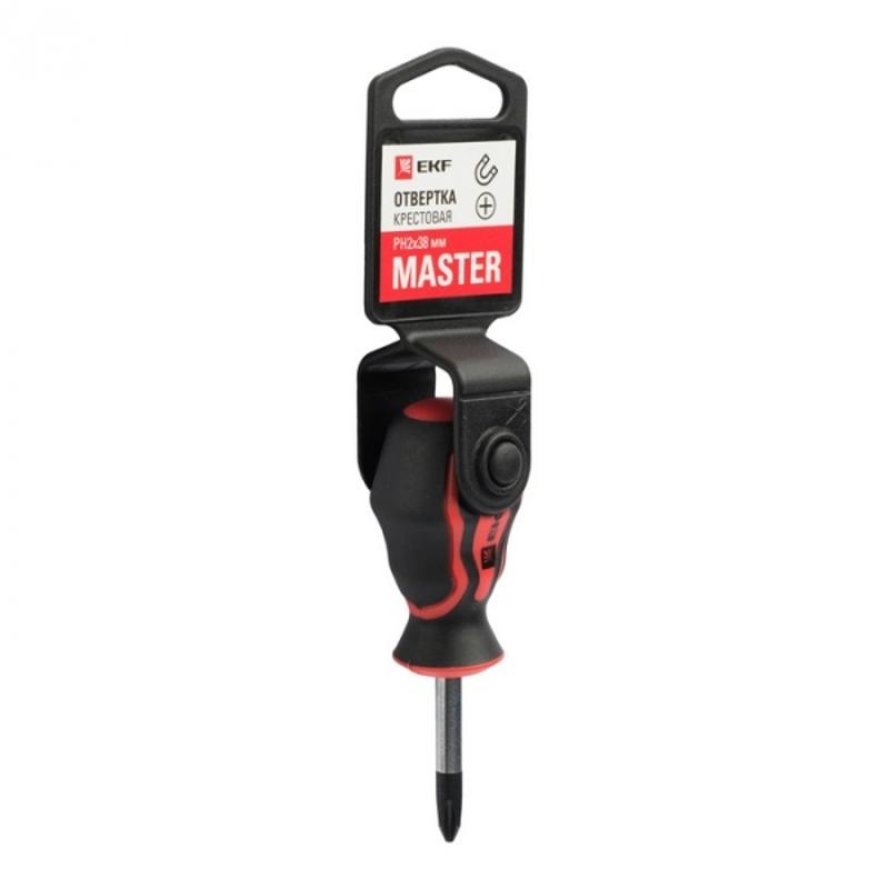 Отвертка Master PH2x38 мм EKF Basic|ph-2-38-mas|EKF — EKF