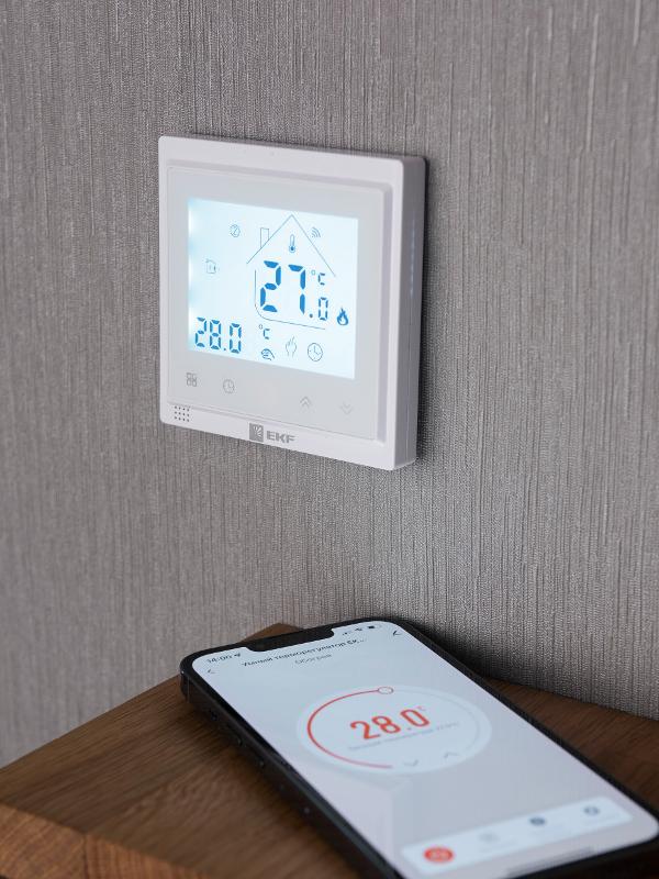 Умный термостат для теплых полов Wi-Fi Connect | ett-4 | EKF — миниатюра 10
