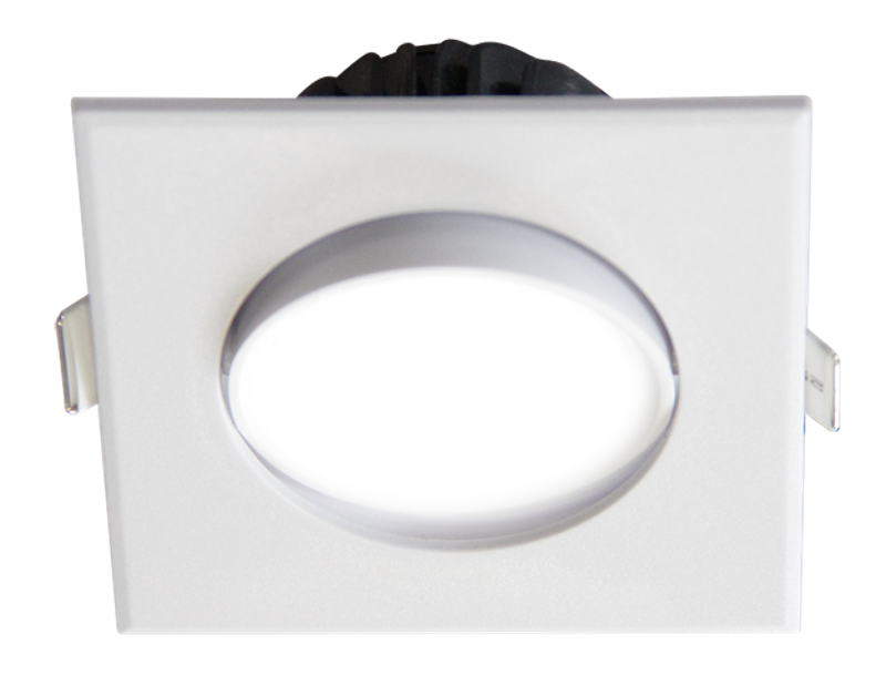 Светильник светодиодный Downlight встраиваемый поворотный PSP-S 9044 7W White 3000K 38° квадр/поворот IP40 белый | .5022812 | Jazzway — миниатюра 2