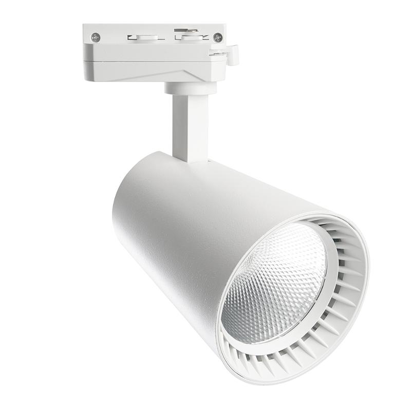 Светильник трековый светодиодный на шинопровод 30W, 2700 Lm, 4000К, 35 градусов, белый, AL100 | 41607 | FERON — миниатюра 3