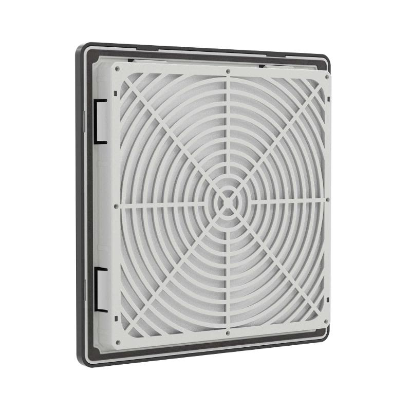 Вентиляционная решетка с фильтром RF 252x252 мм, IP54, RAL9005 | R5RF15B | DKC — миниатюра 2