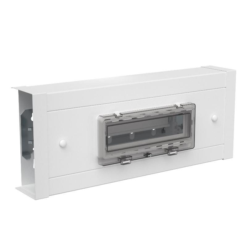 Щит для монтажа 12 устройств (корпус) с крышкой, сталь, белый RAL 9010 | 6288336 | OBO Bettermann — OBO Bettermann