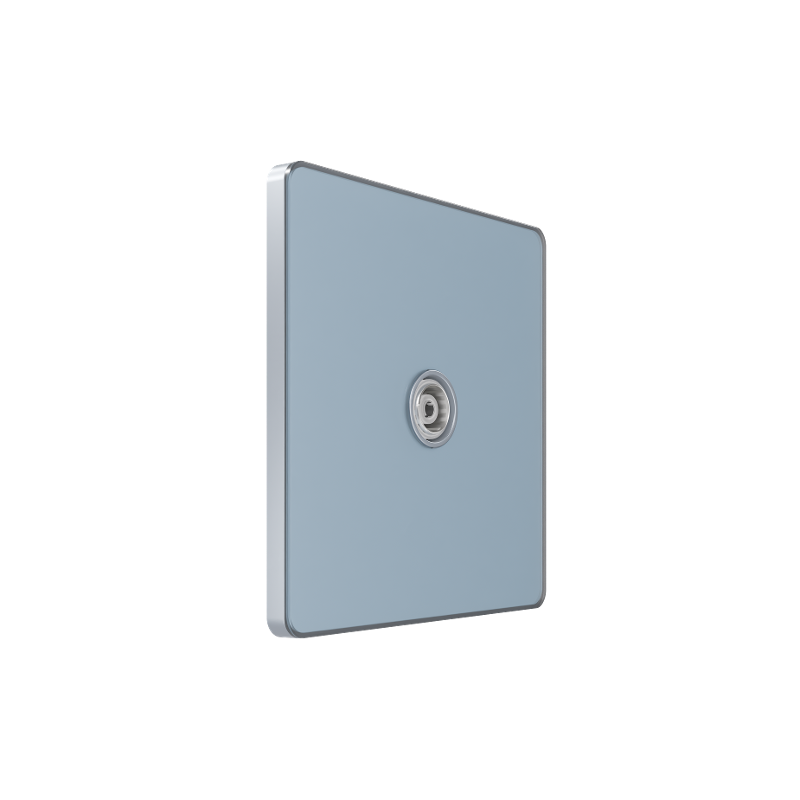 Systeme Infinity, Розетка телевизионная С/У TV/FM 5-1000MГц, Стальное небо — Systeme Electric