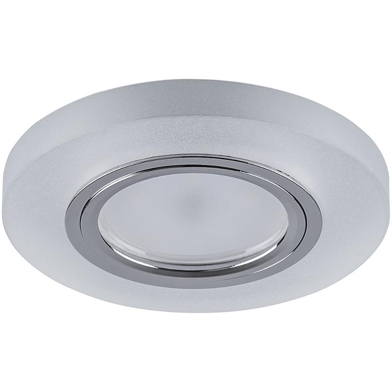 Светильник точечный встраиваемый под лампу, с LED подсветкой CD8060 15LED*2835SMD 4000K, MR16 50W G5.3 "круг", белый матовый | 32570 | FERON — Feron