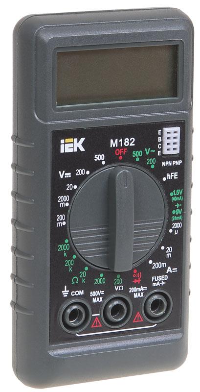 Мультиметр цифровой Compact M182  | TMD-1S-182 | IEK — IEK (ИЭК)