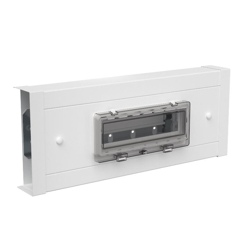 Щит для монтажа 12 устройств (корпус) с крышкой, сталь, белый RAL 9010 | 6288334 | OBO Bettermann — OBO Bettermann
