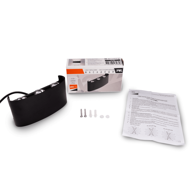 Светильник светодиодный PWL-80160 6w 4000K BL 230V IP44 | .5039858 | Jazzway — миниатюра 5