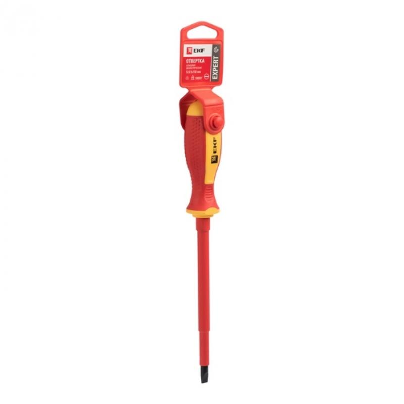 Отвертка Expert SL6.5x150 мм 1000В EKF PROxima|sl-6.5-150-exp-in|EKF — миниатюра 1